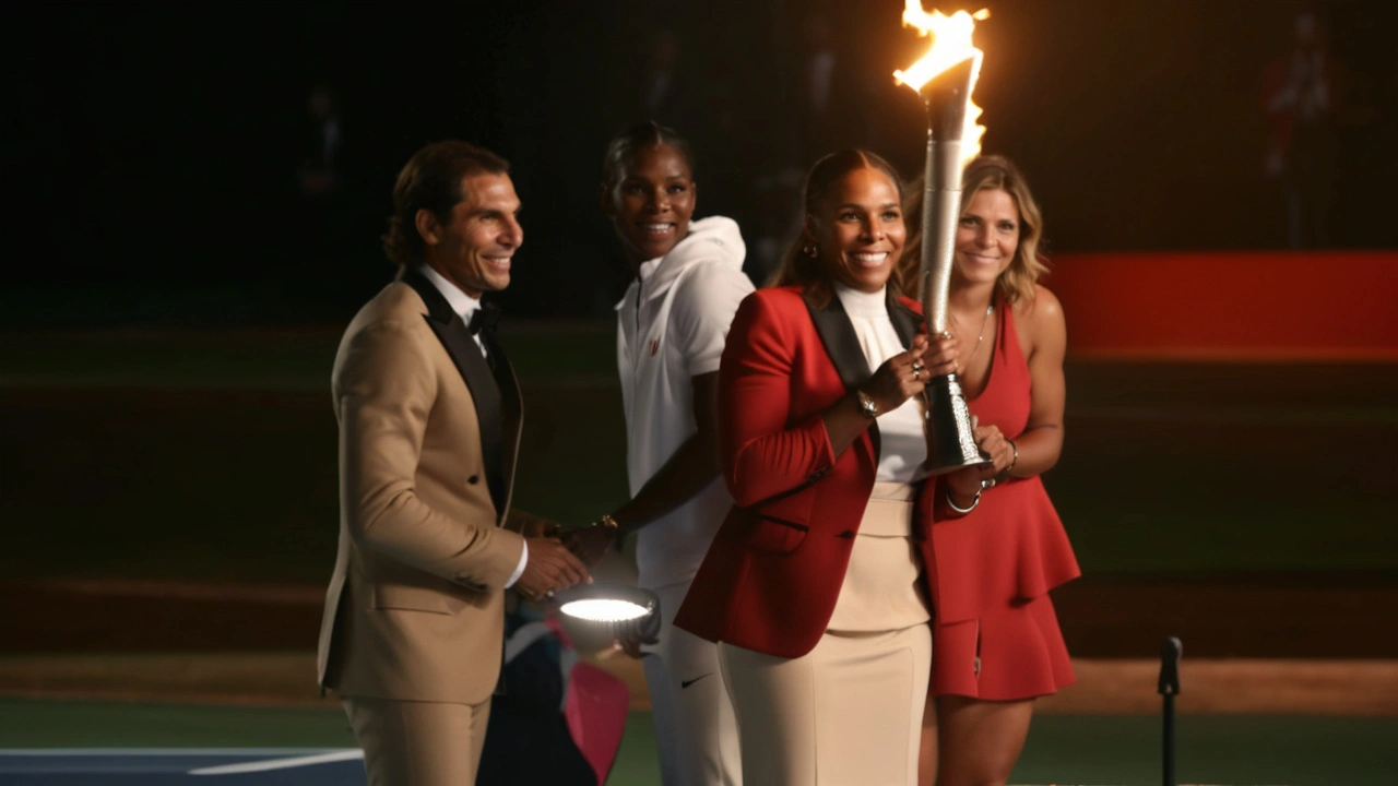 Tênis Brilha na Cerimônia de Abertura dos Jogos de Paris 2024: Nadal, Serena, Mauresmo e Gauff Encantam