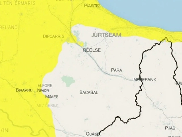 Alerta Amarelo do INMET para Chuvas Intensas e Ventos Fortes em 57 Cidades do Maranhão